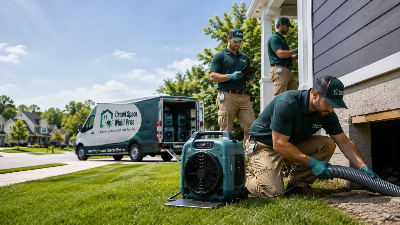 Crawl Space Mold Removal in Allen, KS